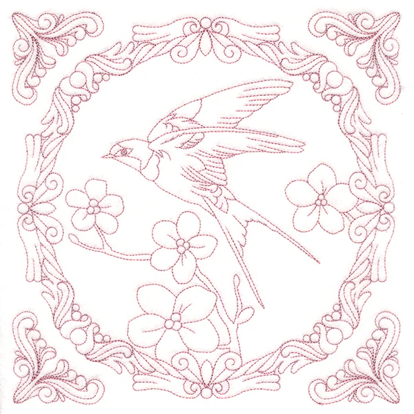 Nature's Cameo Quilting - Swallow (Double Run)
