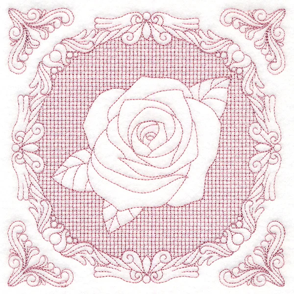 Nature's Cameo - Rose (Trapunto) - Image 3
