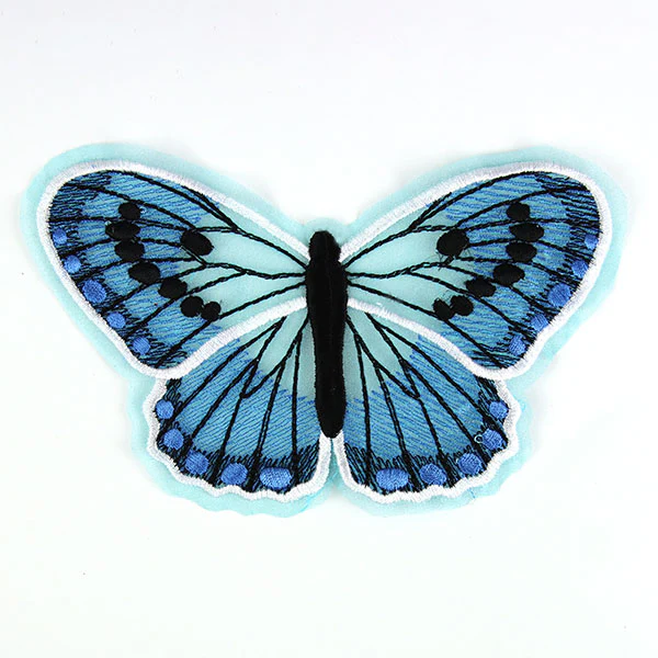 Nature's Majesty - Large Blue Butterfly (Organza) - Image 3