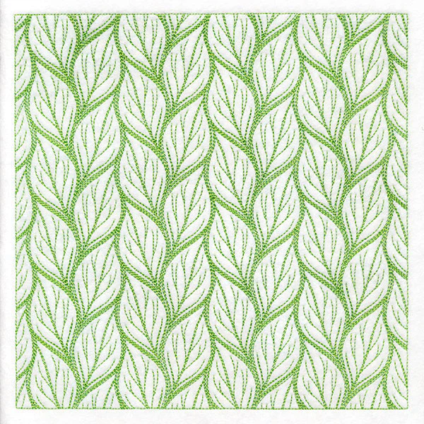 Nature's Patterns - Elm Leaf Square - Image 5