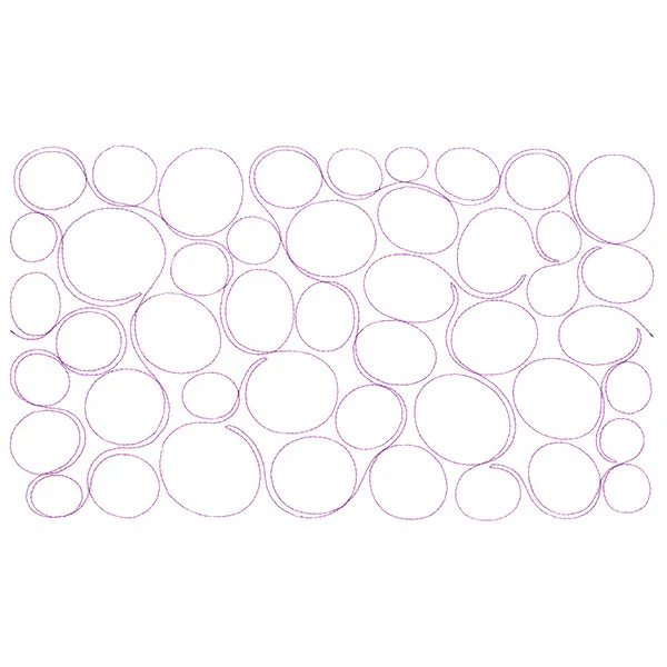 Nature's Textures - Pebbles (Edge-to-Edge Quilting)