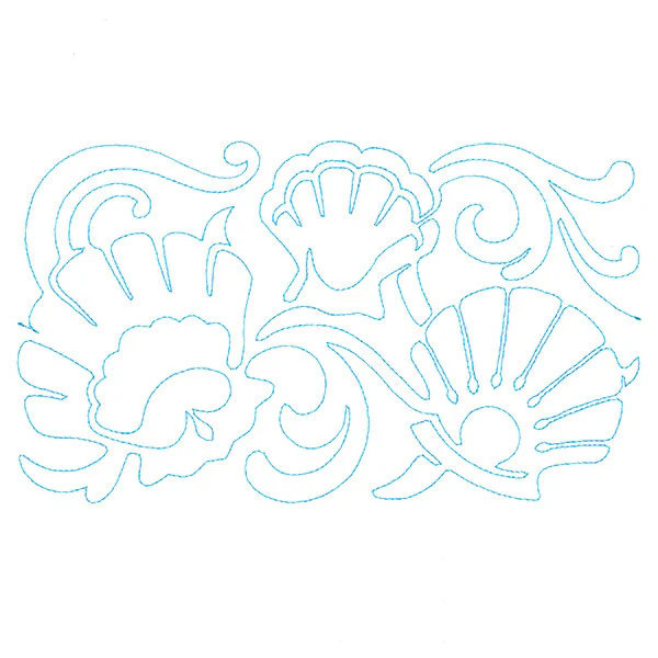 Nature's Textures - Seashells (Edge-to-Edge Quilting) - Image 2