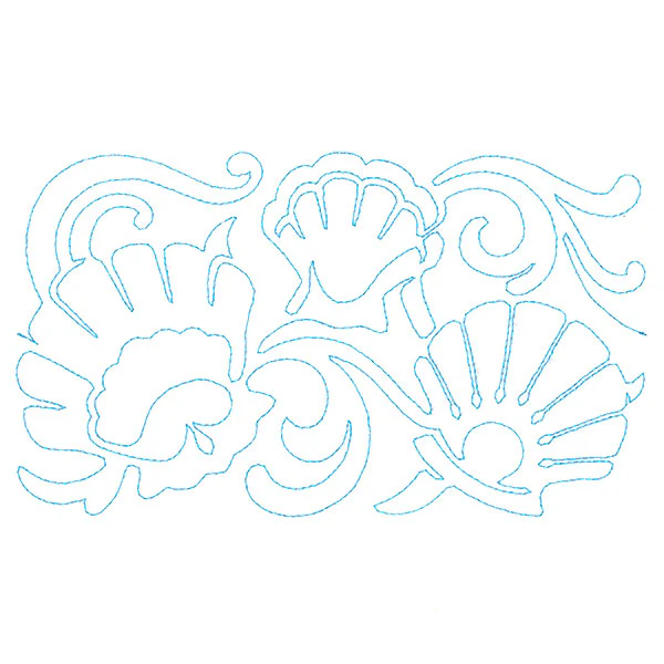 Nature's Textures - Seashells (Edge-to-Edge Quilting) - Image 3