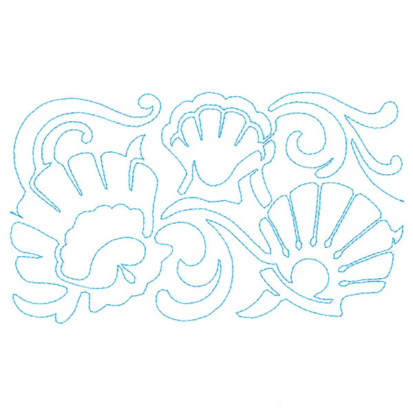 Nature's Textures - Seashells (Edge-to-Edge Quilting) - Image 4