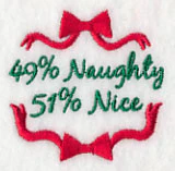 Naughty and Nice Jar Cover - Image 2