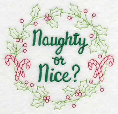 Naughty or Nice Wreath - Image 4