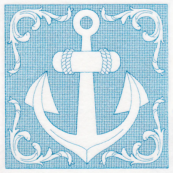 Nautical Adventures Anchor (Trapunto) - Image 6