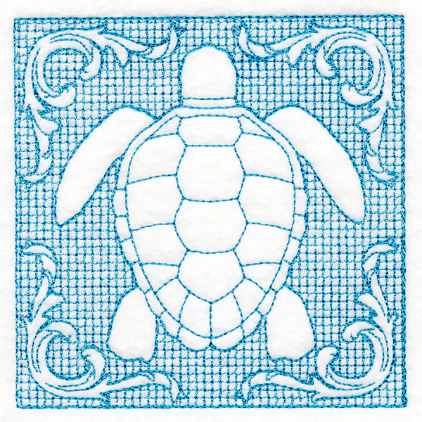 Nautical Adventures Sea Turtle (Trapunto) - Image 5