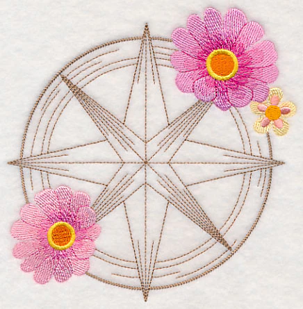 Nautical Compass Etching - Image 3