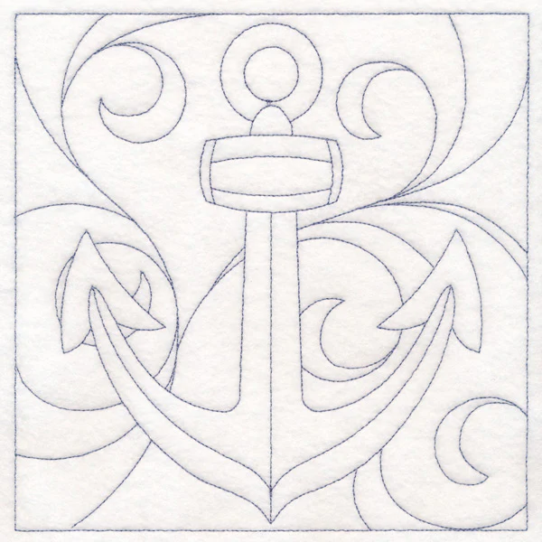 Nautical Quilting - Anchor (Double Run) - Image 6