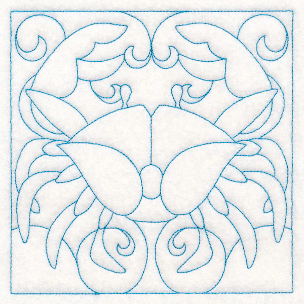Nautical Quilting - Crab (Double Run) - Image 3