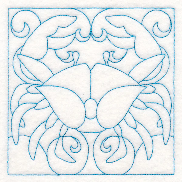 Nautical Quilting - Crab (Double Run) - Image 4