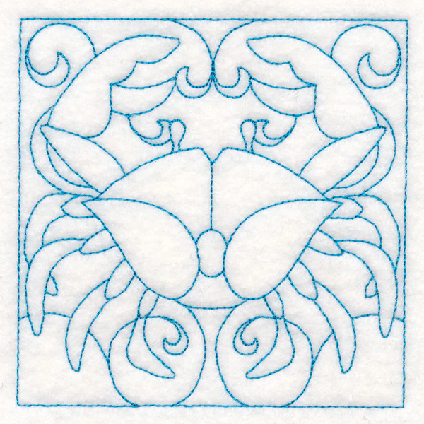 Nautical Quilting - Crab (Double Run) - Image 5