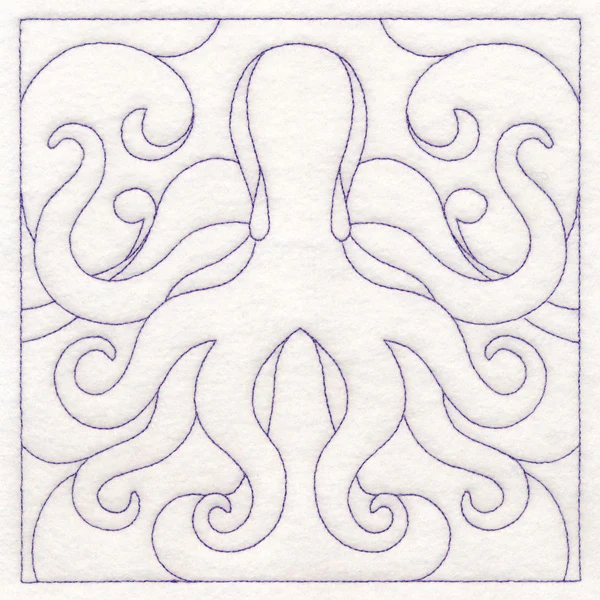 Nautical Quilting - Octopus (Double Run) - Image 2