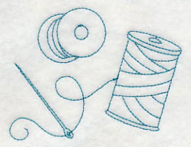 Needle and Thread 4 (Redwork)