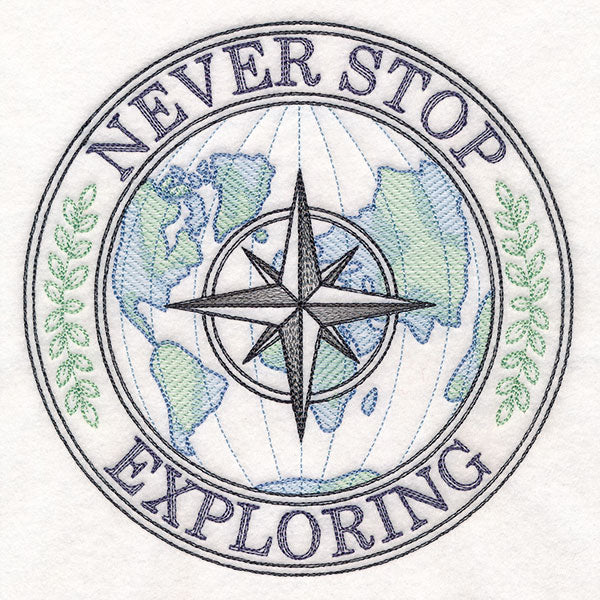 Never Stop Exploring Stamp - Image 10
