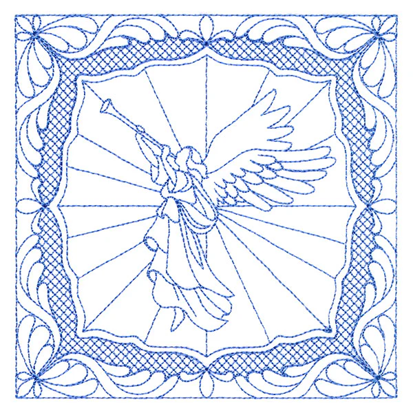 Night Divine Quilting Square - Angel (Double Run) - Image 4