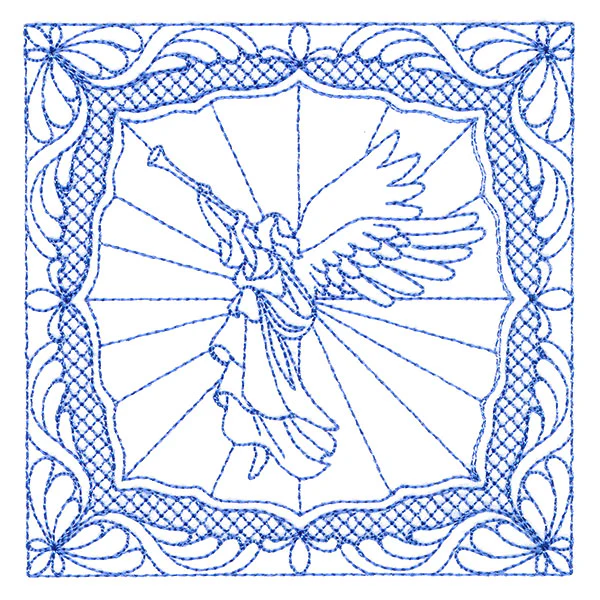 Night Divine Quilting Square - Angel (Double Run) - Image 5