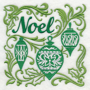 Noel with Ornaments and Festive Filigree - Image 4