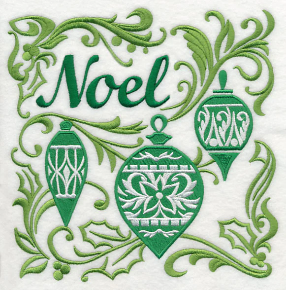 Noel with Ornaments and Festive Filigree - Image 6