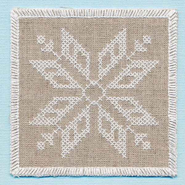 Nordic Snowflake Handwarmer 1 (In-the-Hoop) - Image 4