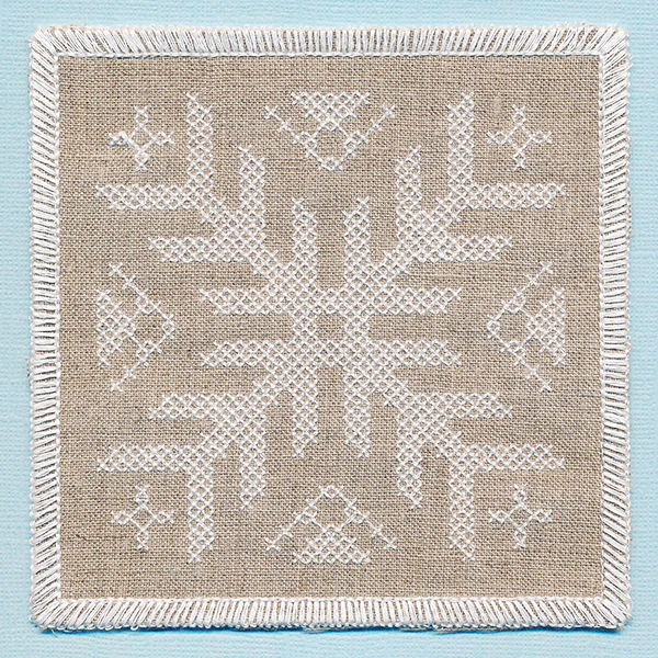 Nordic Snowflake Handwarmer 2 (In-the-Hoop) - Image 2