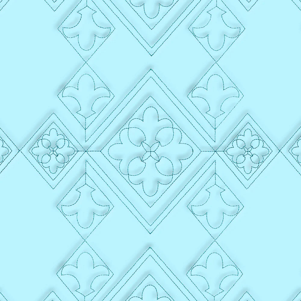 Nordic Traditions - Diamonds (Edge-to-Edge Quilting) - Image 6