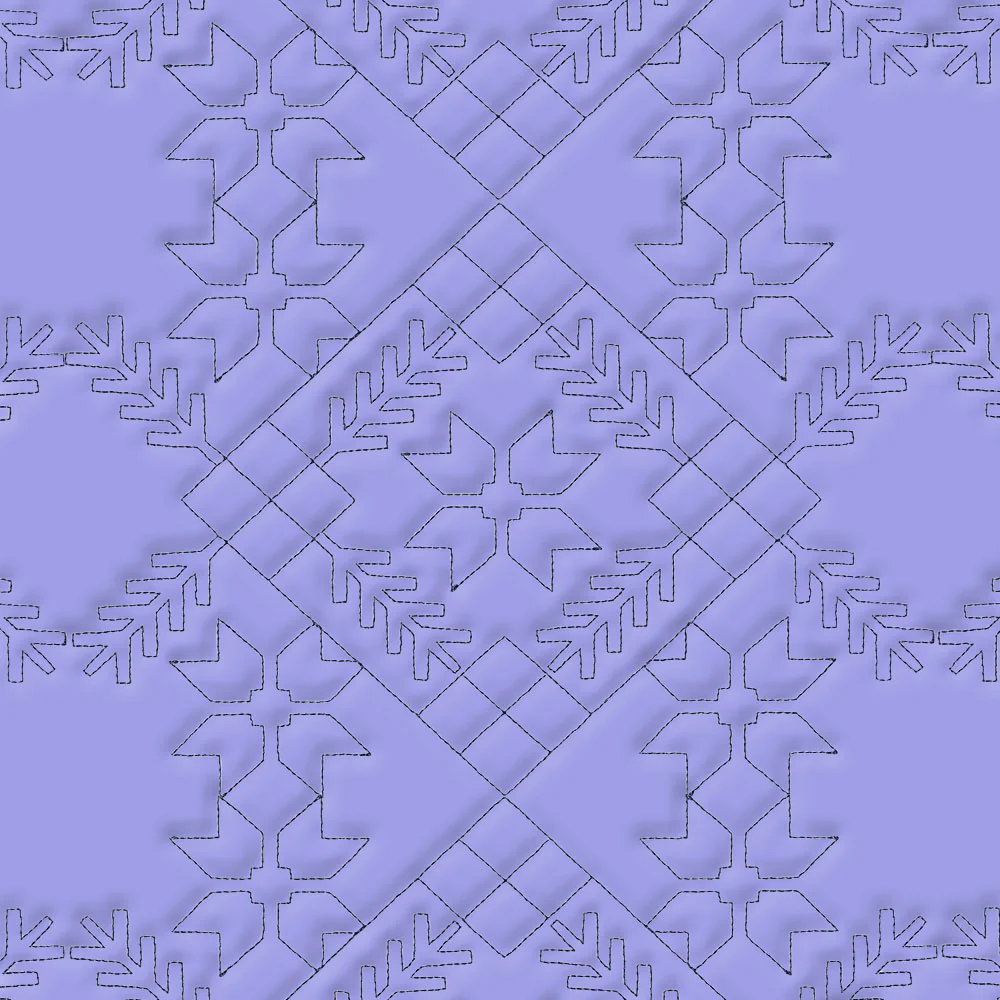 Nordic Traditions - Sweater (Edge-to-Edge Quilting)