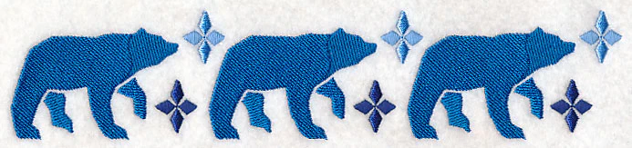 Nordic Winter Bear Border - Image 2