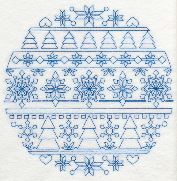 Nordic Winter Circle (Bluework) - Image 5
