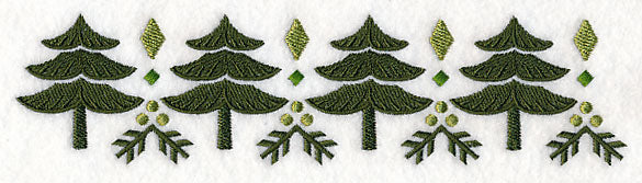 Nordic Winter Tree Border - Image 3