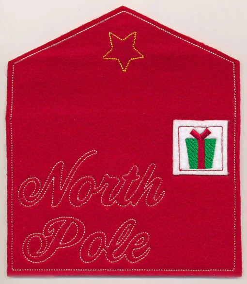 North Pole Envelope (In-the-Hoop) - Image 2