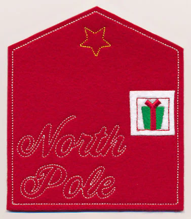 North Pole Envelope (In-the-Hoop) - Image 3