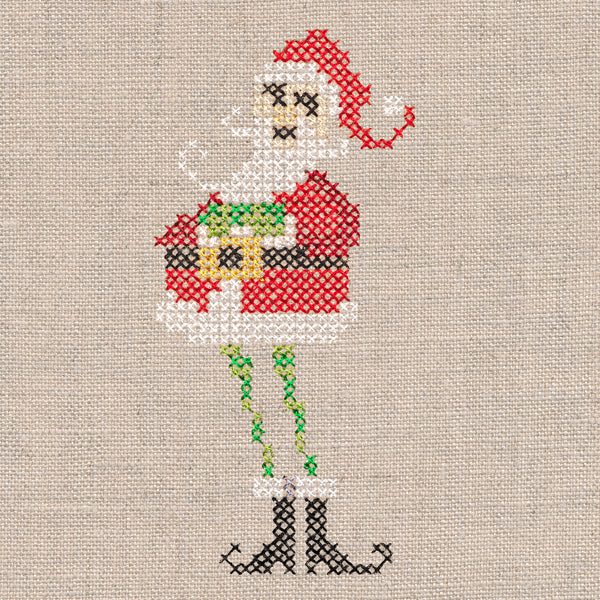 North Pole Navidad Santa Claus (Cross Stitch) - Image 2