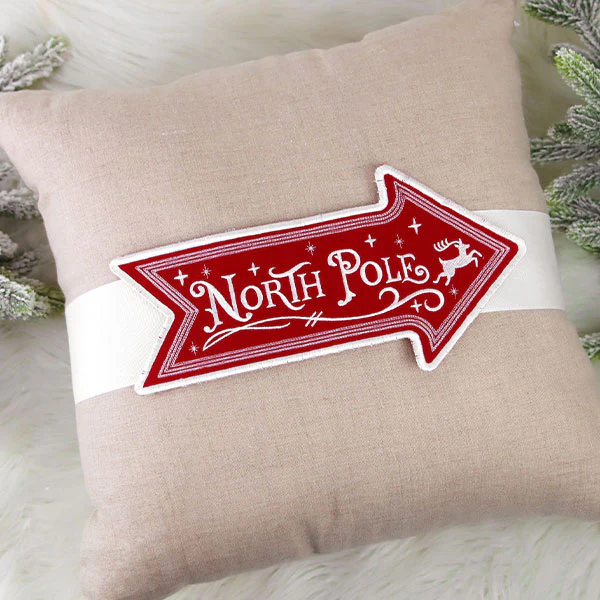North Pole Pillow Wrap (In-the-Hoop) - Image 9