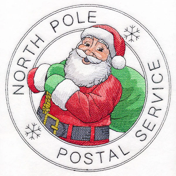 North Pole Postal Service Santa Stamp - Image 9