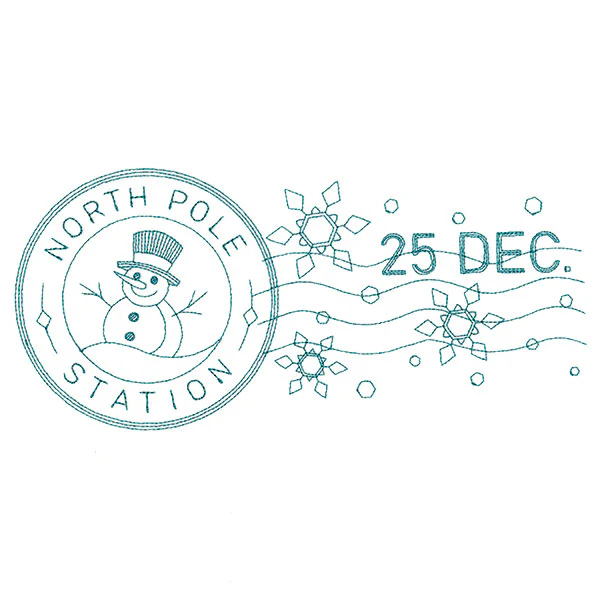 North Pole Station Stamp - Image 2