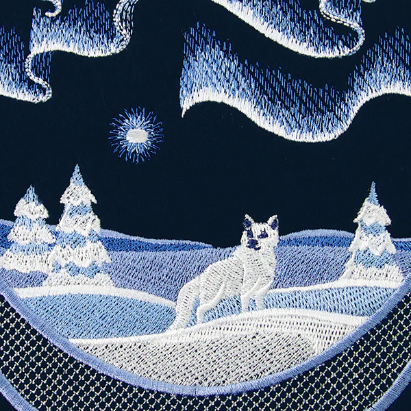 Northern Lights Scene (Trapunto) - Image 2