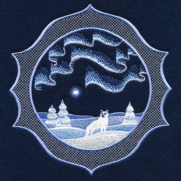 Northern Lights Scene (Trapunto) - Image 3