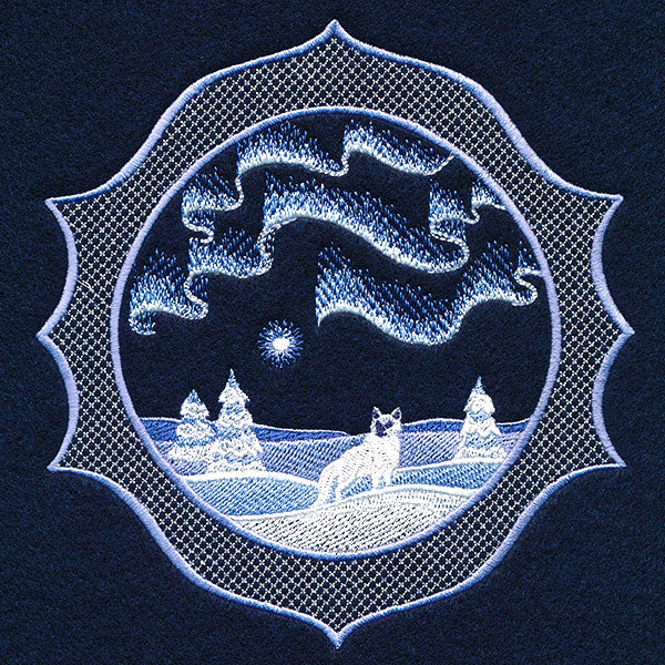 Northern Lights Scene (Trapunto) - Image 5