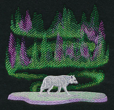 Northern Lights Wolf - Image 2