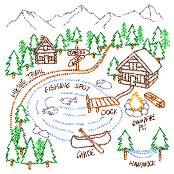 Northwoods Camping Map - Image 4