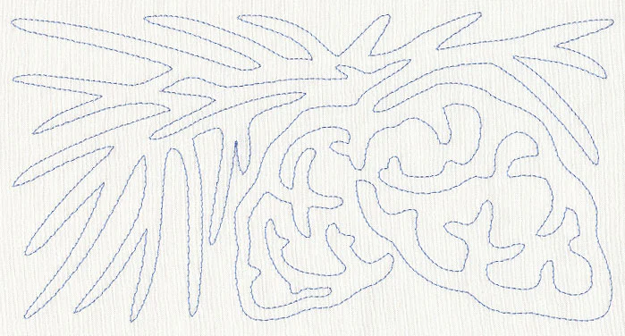Northwoods Quilting Border (Single Run)