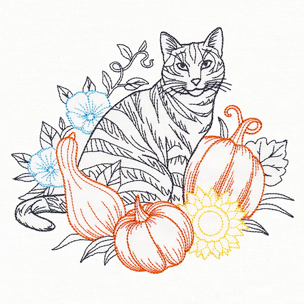 Not-So-Spooky Garden Etching - Cat - Image 2