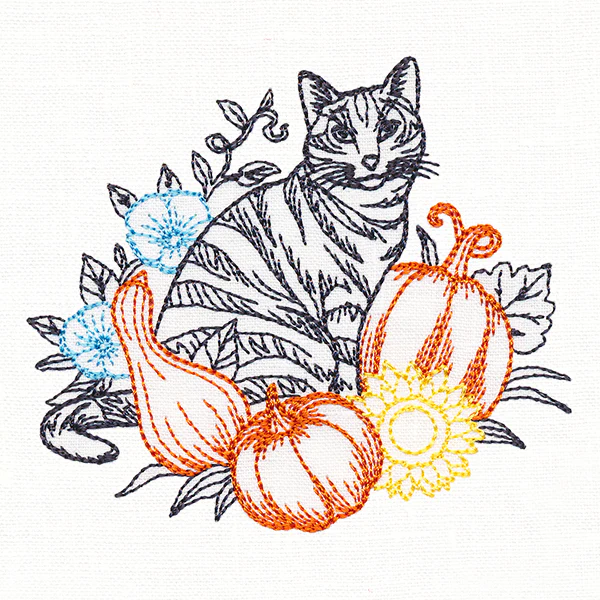 Not-So-Spooky Garden Etching - Cat - Image 4