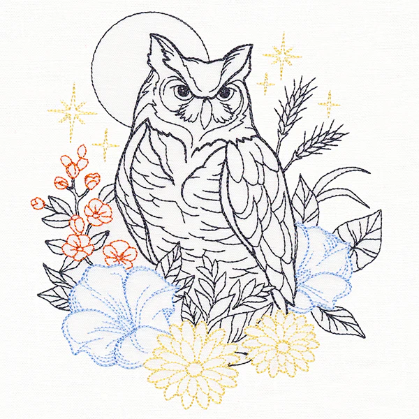 Not-So-Spooky Garden Etching - Owl - Image 2