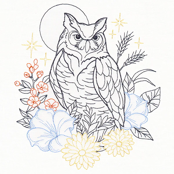 Not-So-Spooky Garden Etching - Owl - Image 5