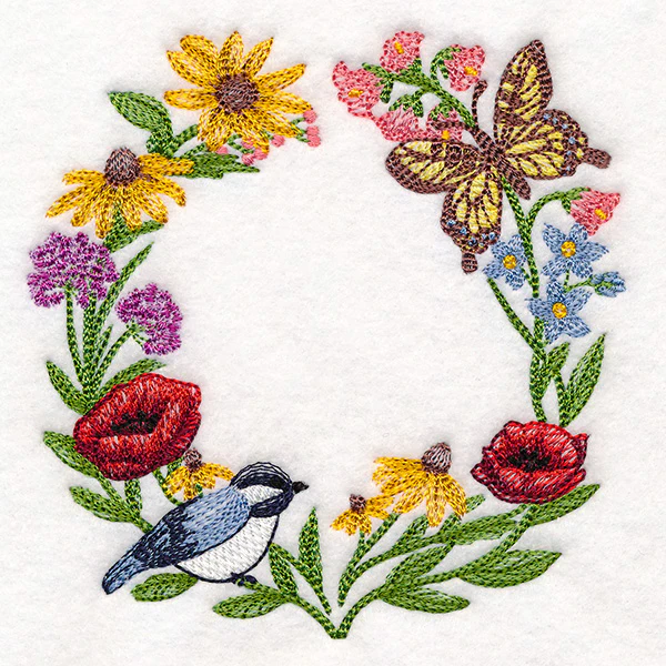 Notions of Spring Flower Wreath - Image 10