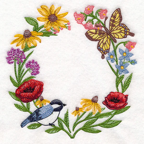Notions of Spring Flower Wreath - Image 7