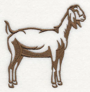 Nubian Goat Silhouette 1 - Image 3